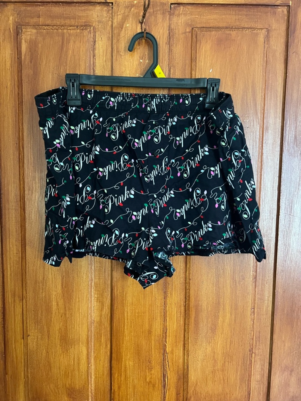 PINK Victoria's Secret Black Lounge Shorts